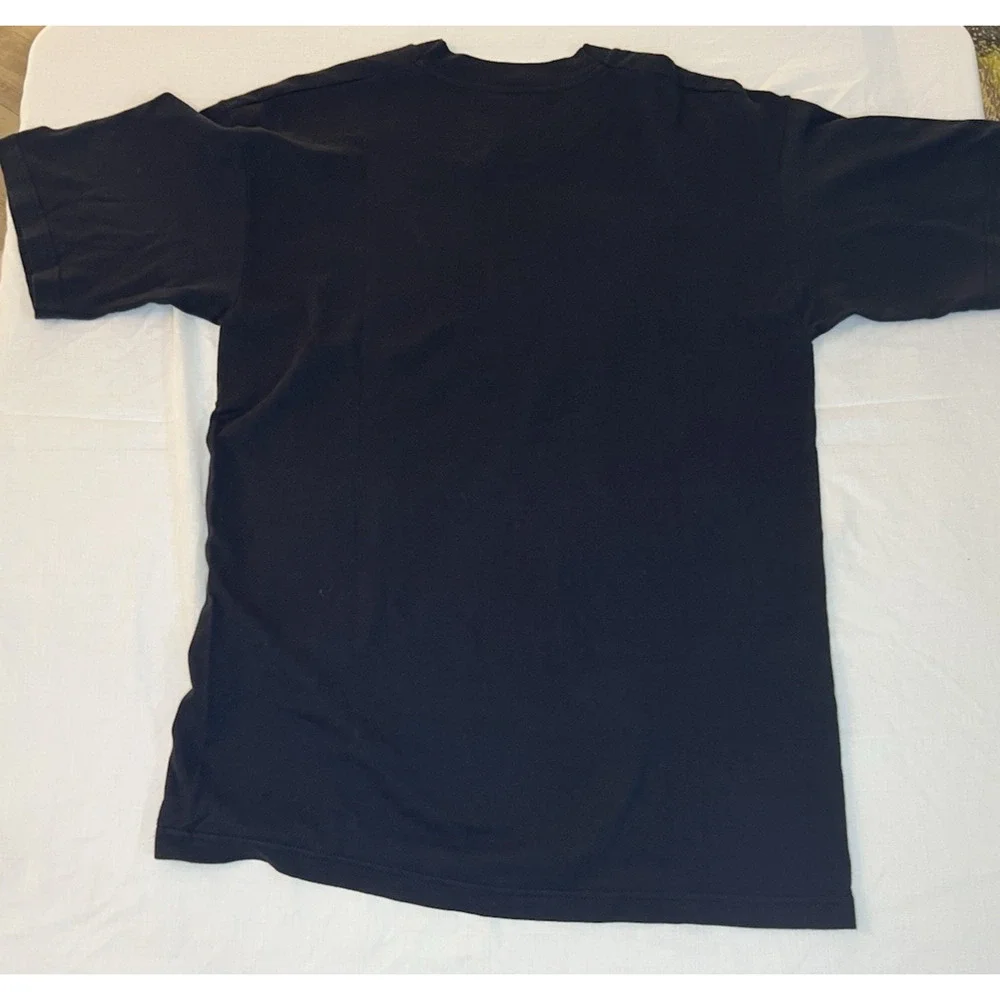 HARROD'S Black Shirt Knightsbridge Westie Terrier Dog Puppy Vintage 90s Size M - Picture 5 of 7